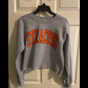 Syracuse cropped sweatshirt